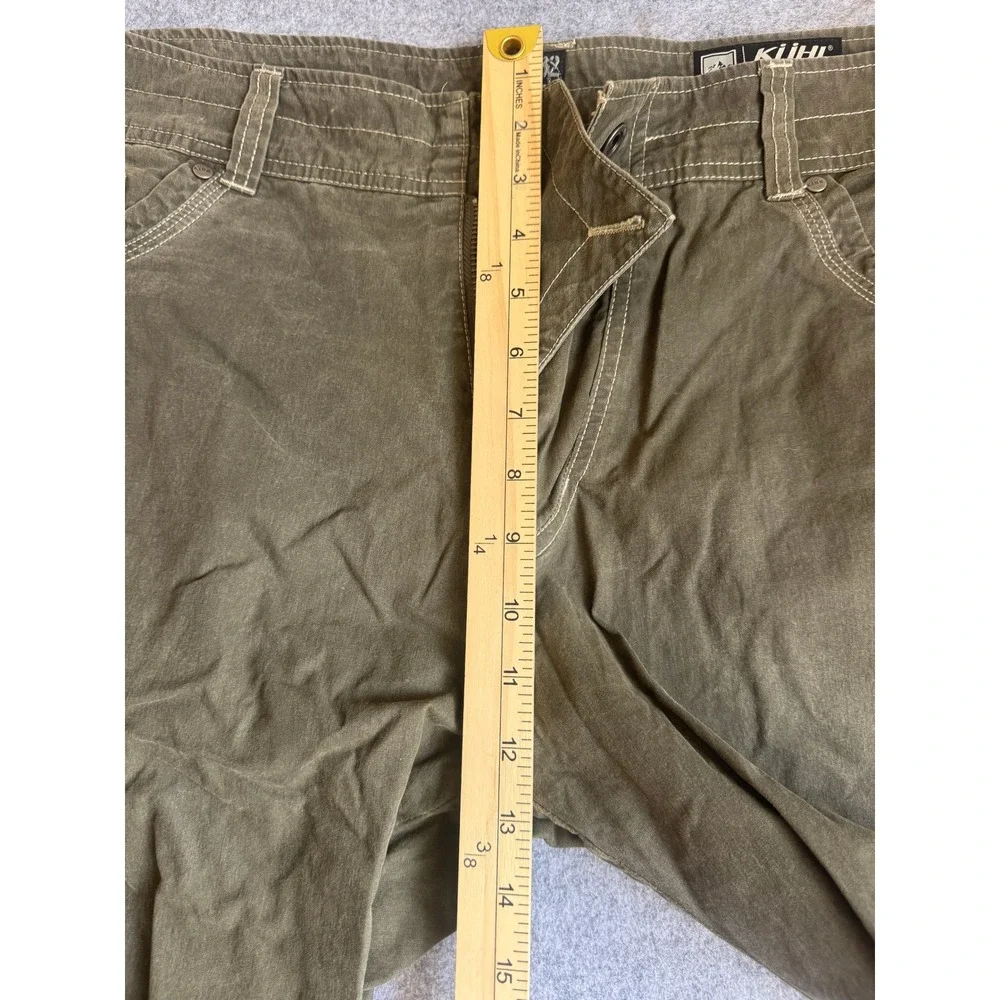 Kuhl Free Rydr Mens 36x32 Olive Green Hiking Outdoor Utility Pants Workwear